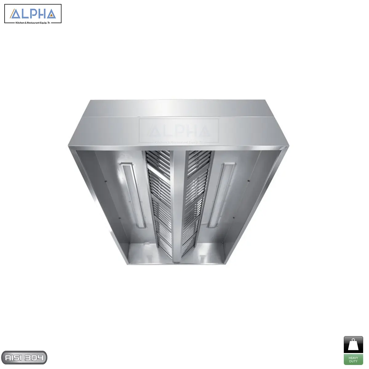 Central Exhaust Hood With Fresh Air