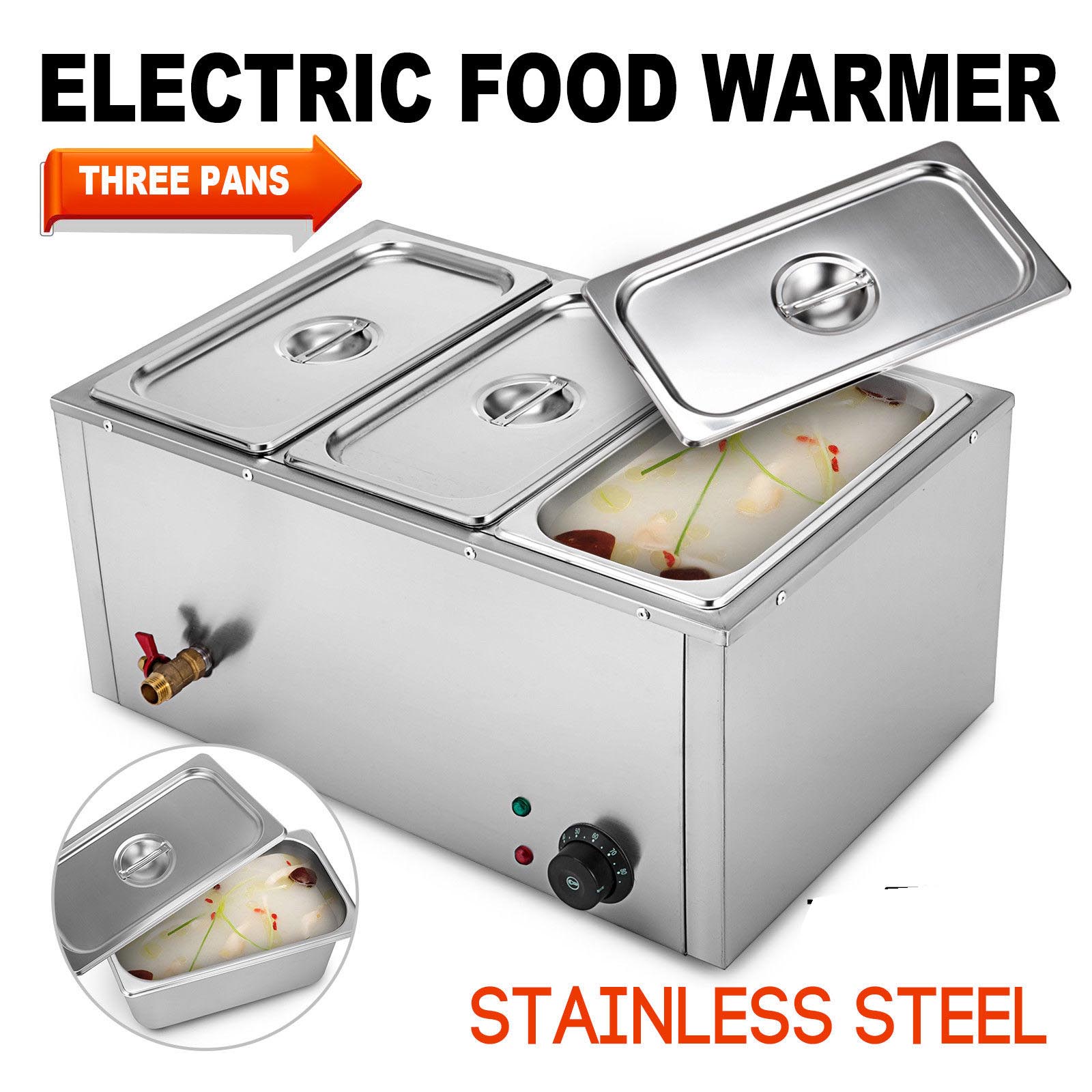 Bain Marie 3x1/3 GN Pan