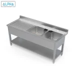 Double Bowl Sink 180