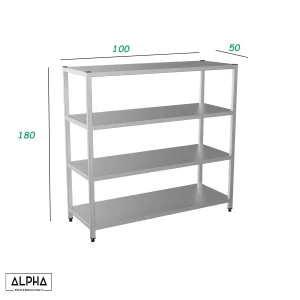 stand with 4 shelves