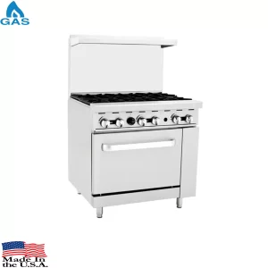 American Gas Cooker 6 Burner