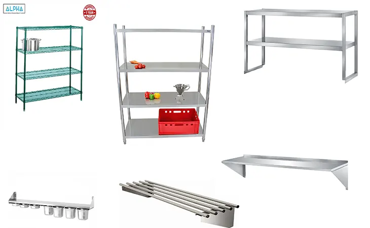 Stainless Steel Shelves