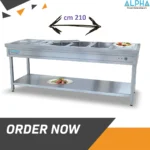 Bain Marie 6 GN | Stainless Steel Electrical Bain Marie | 6 GN Pan Commercial Bain Marie Food Warmer