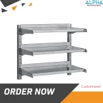 wall shelves adjustable type, adjustable wall shelves, stainless steel shelves, custom shelves, kitchen storage, bathroom storage, garage storage, office storage, customizable, durable, versatile