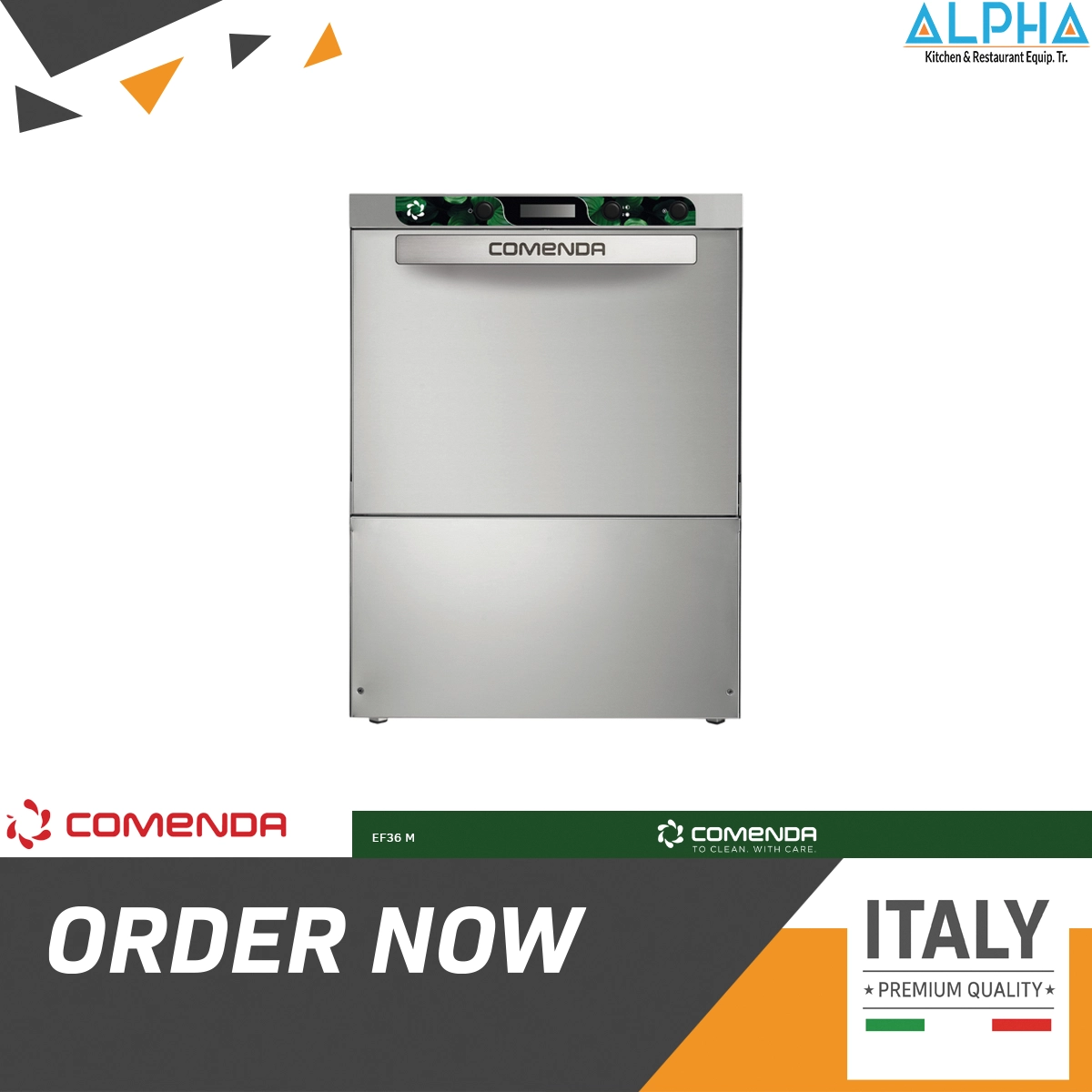Dishwasher Undercounter Comendaو EF36 M Undercounter Dishwasher, Best Dishwasher in UAE , commercial dishwasher, Glasswashers, Dishwashers and Hood Type Units