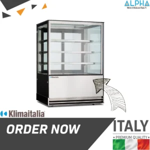 DELUXE 93 PSV glass refrigerated pastry display cabinet 3-tier dessert showcase fridge with LED lighting" Stainless steel ventilated pastry fridge for bakery use, Buy Cake display chiller in UAE , Best price Cake display chiller
