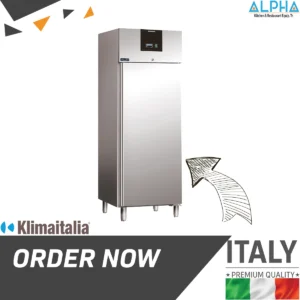 AXF 700 TN upright stainless steel commercial refrigerator front view, Ventilated fridge AXF700TN for restaurant kitchen , Commercial kitchen refrigerator with stainless steel body AXF 700 TN, Best Stainless Steel Commercial Refrigerator in Abu Dhabi 