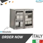 Beverage Cooler 2 Glass Doors , Bar counter chiller