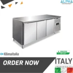 Undercounter Freezer 3-Door CXF3100BT – Stainless steel refrigerated table for professional kitchens